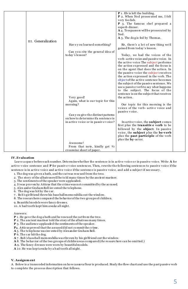 how to teach passive voice passive voice unc writing center
